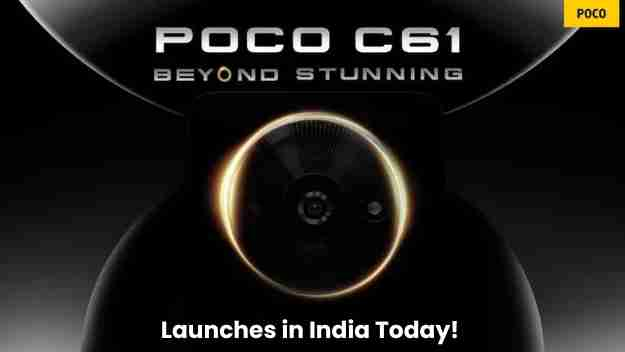 Poco c61 launches in india today