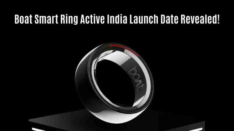 Boat smart ring active: india launch date revealed!