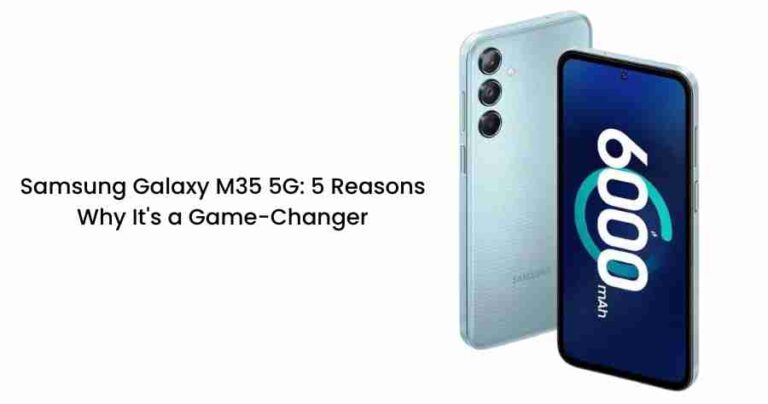 Samsung galaxy m35 5g: 5 reasons why it’s a game-changer