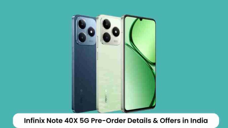 Infinix note 40x 5g pre-order details & offers in india