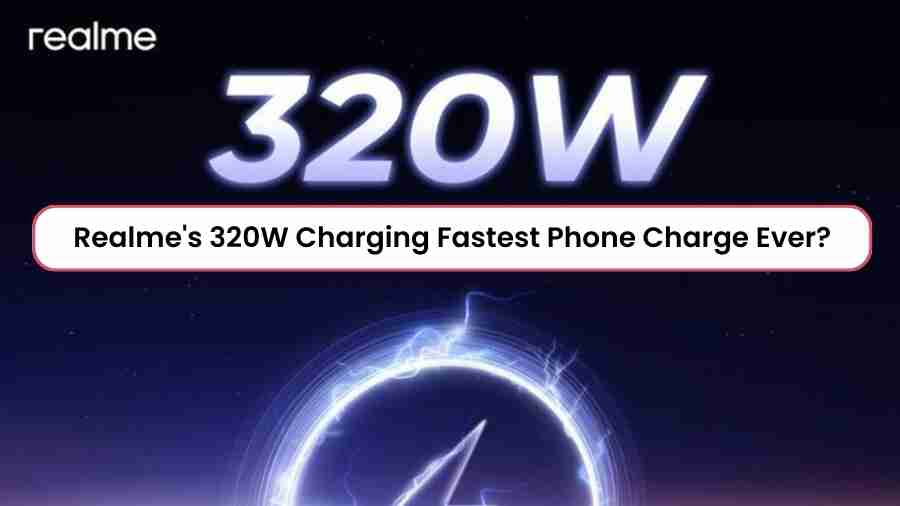 Realmes 320w charging fastest phone charge ever