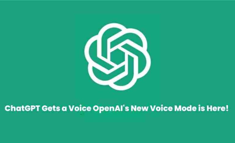 Chatgpt gets a voice: openai’s new voice mode is here!