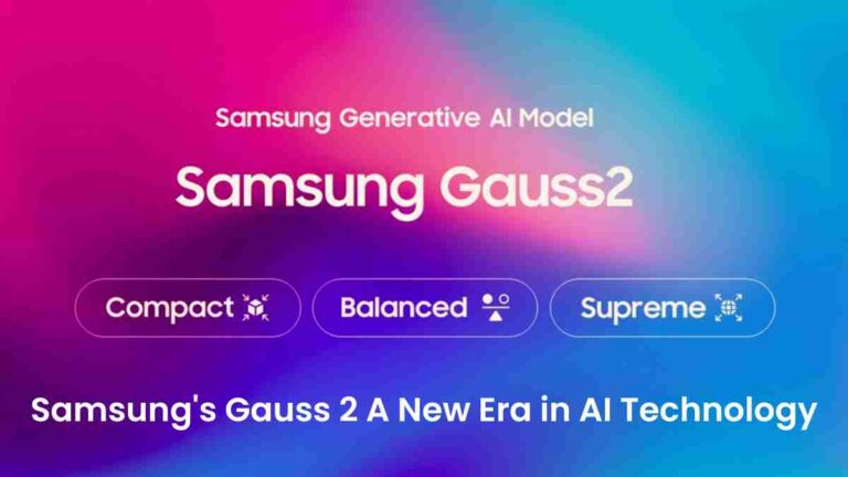 Samsung’s gauss 2: a new era in ai technology