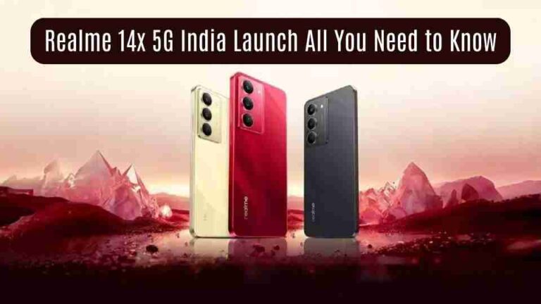 Realme 14x 5g india launch: all you need to know